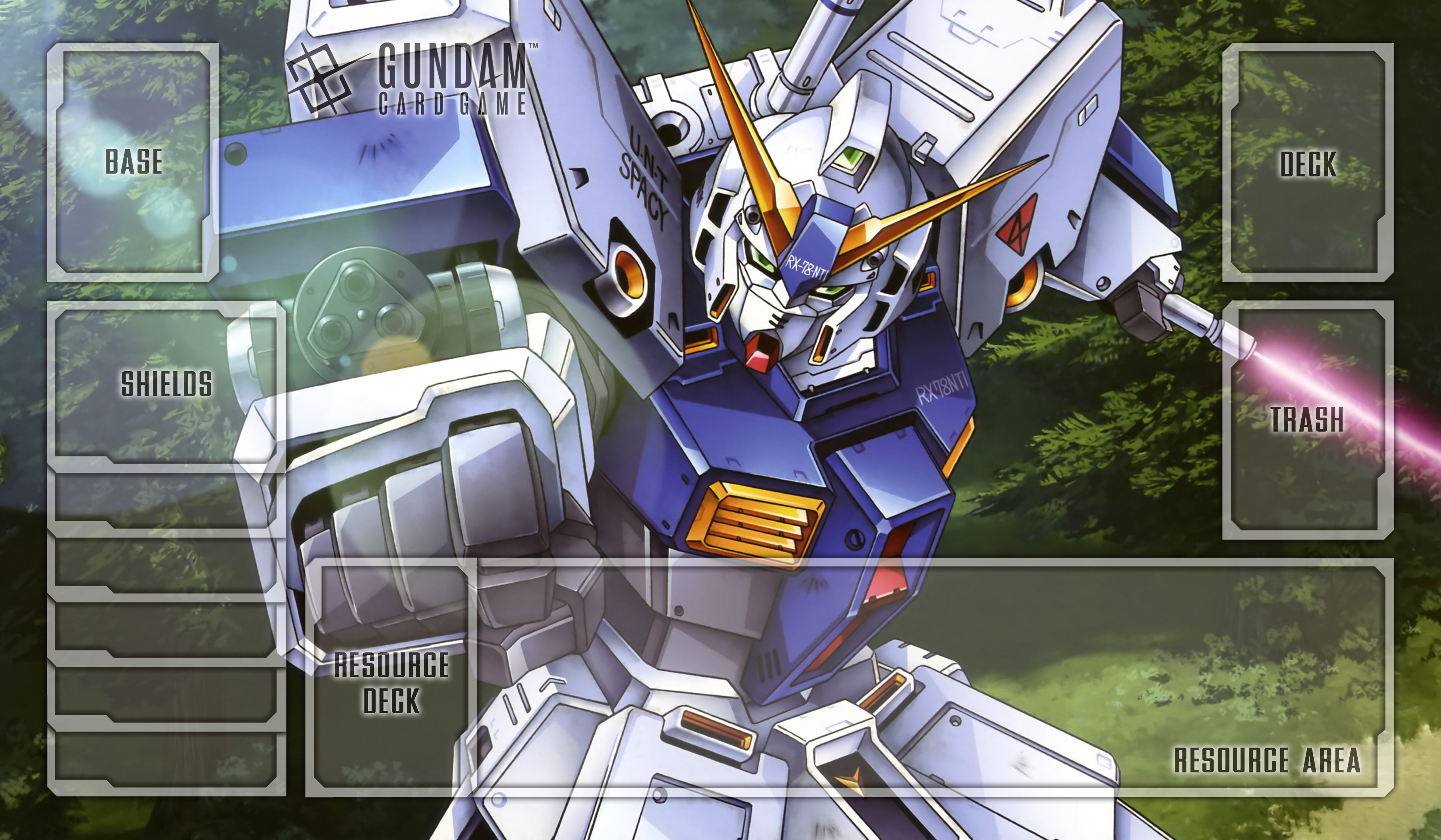 RX-78 NT1 Gundam TCG playmat, sold at Mousepad Warehouse