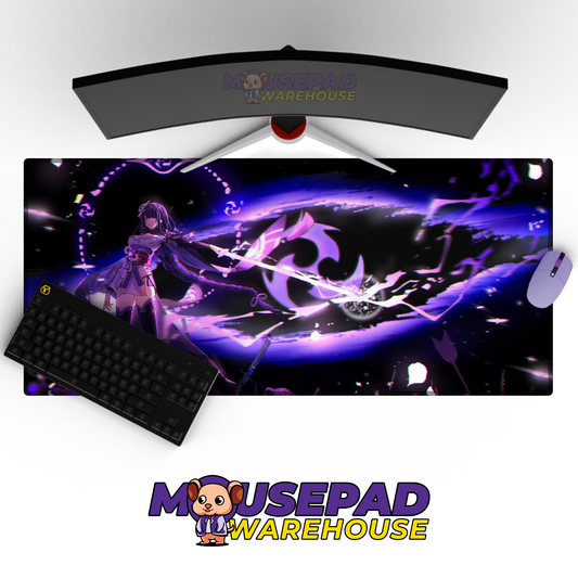 Raiden Genshin Impact V21 Mousepad Mockup