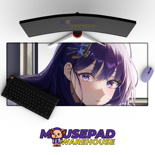 Raiden Genshin Impact V28 Mousepad Mockup