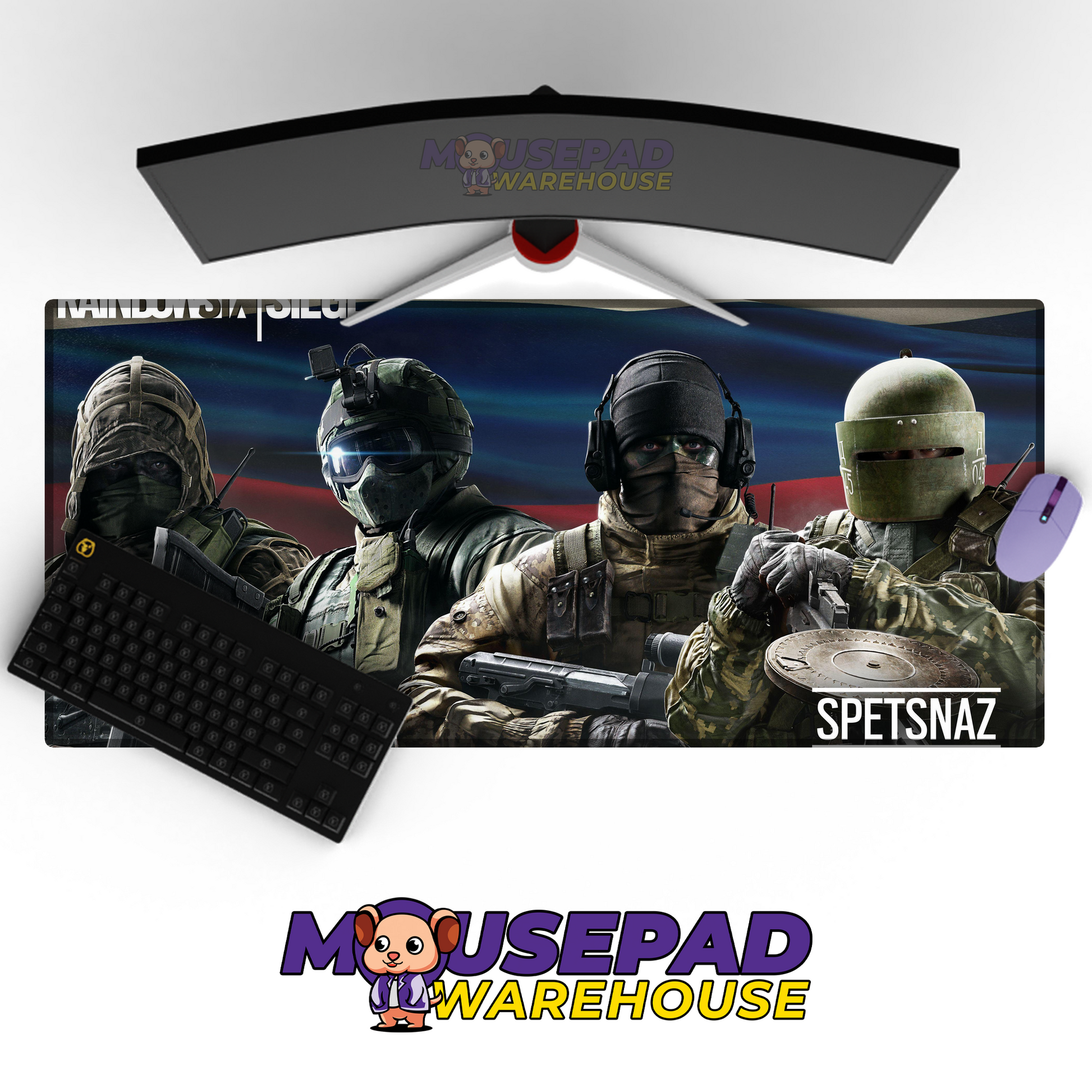 Rainbow Six Siege V15 Mousepad Mockup