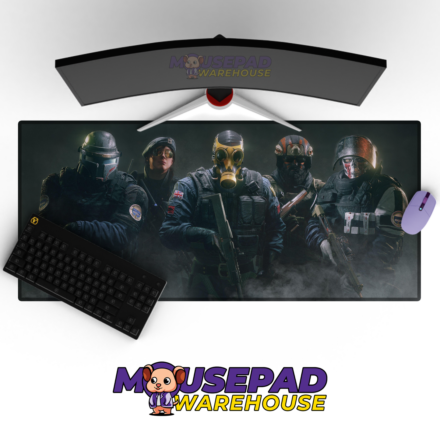 Rainbow Six Siege V23 Mousepad Mockup