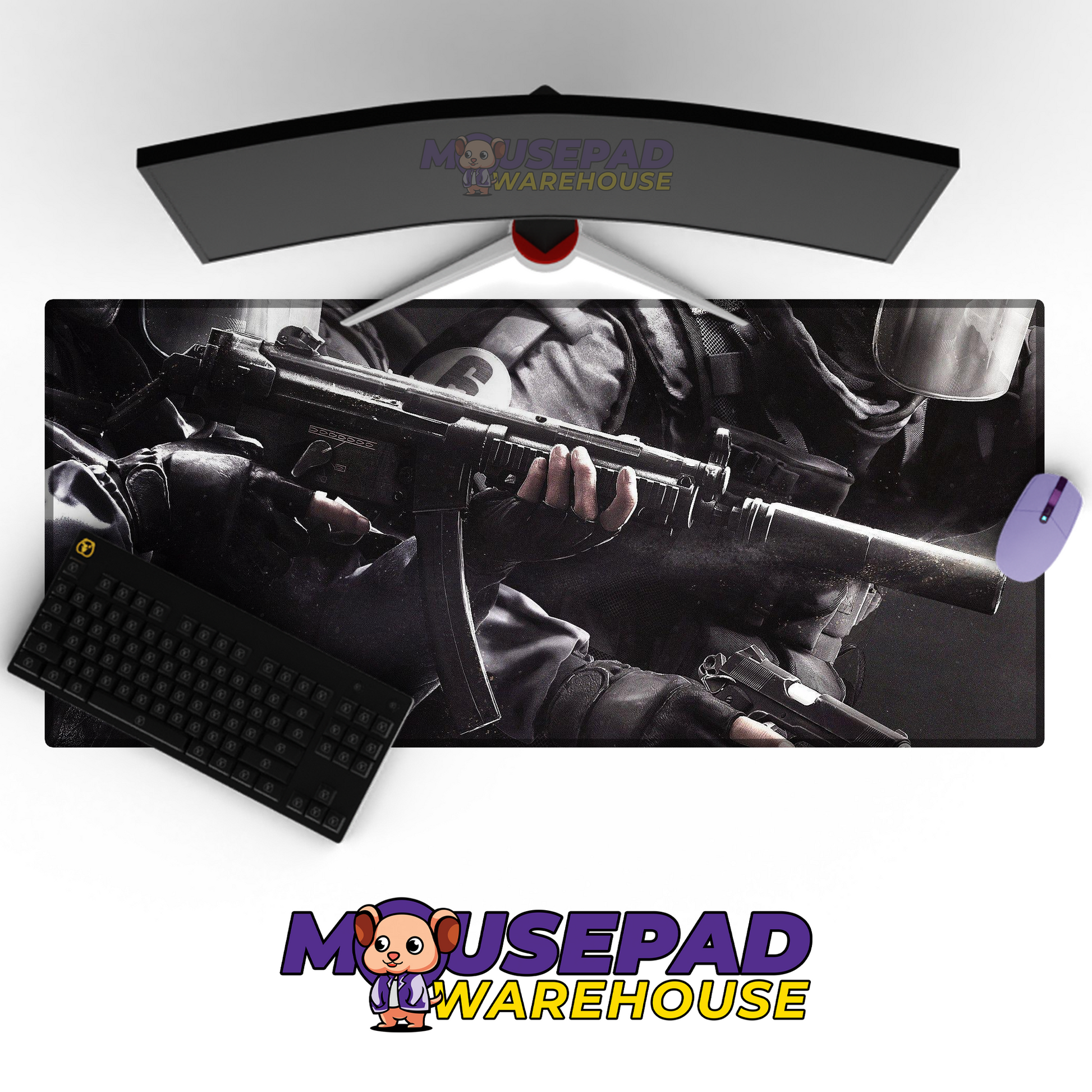 Rainbow Six Siege V28 Mousepad Mockup