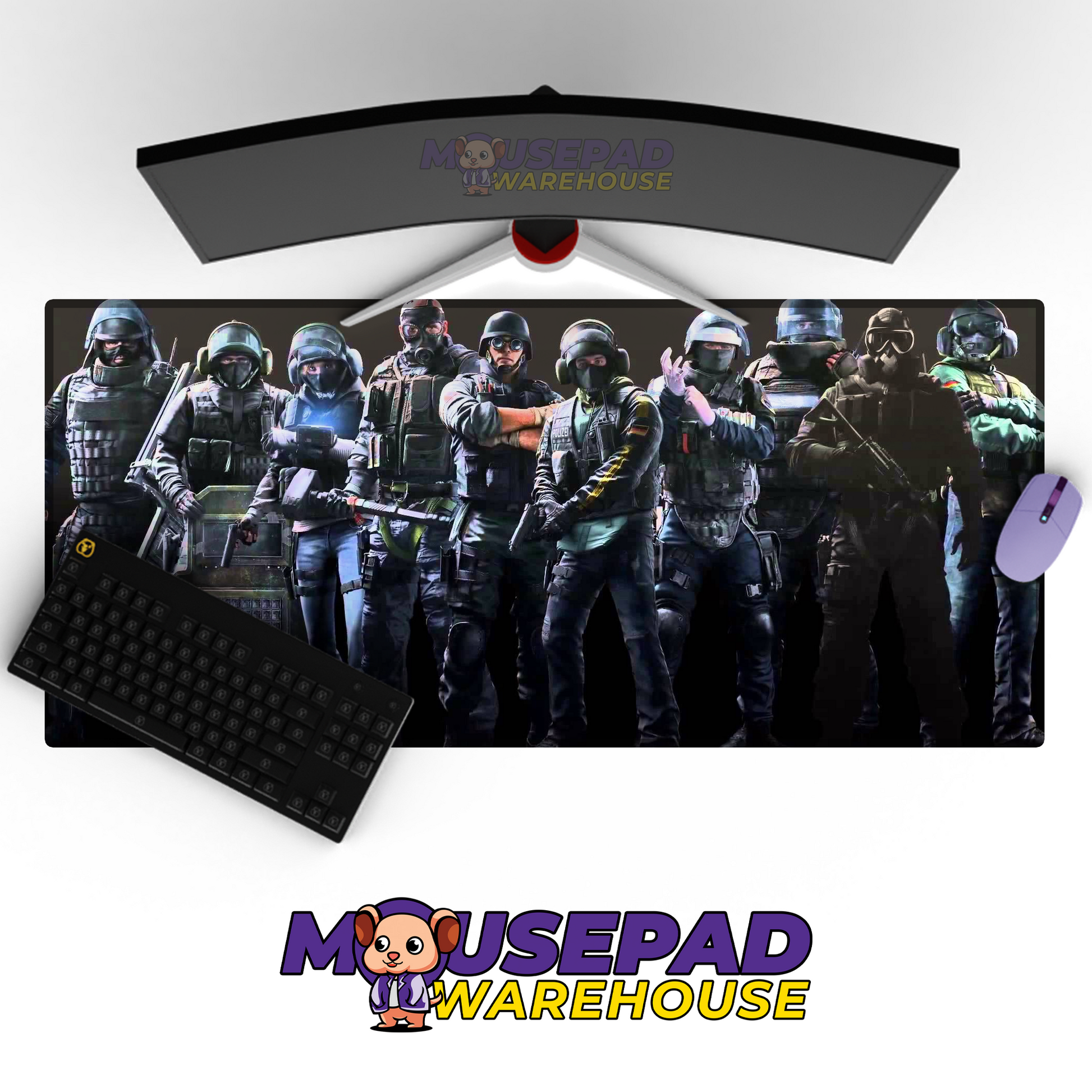 Rainbow Six Siege V29 Mousepad Mockup