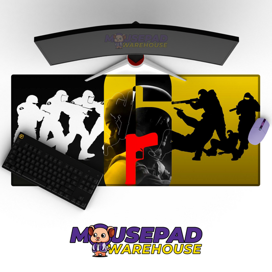 Rainbow Six Siege V3 Mousepad Mockup