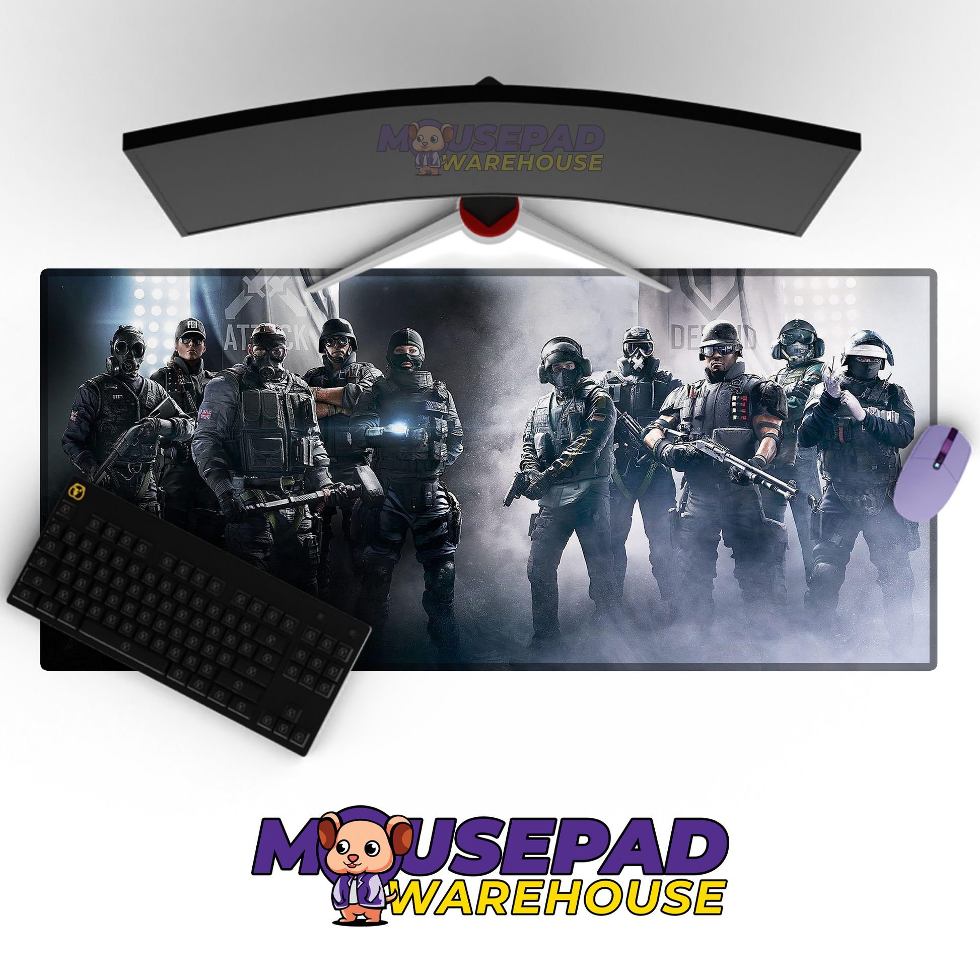 Rainbow Six Siege V42 Mousepad Mockup