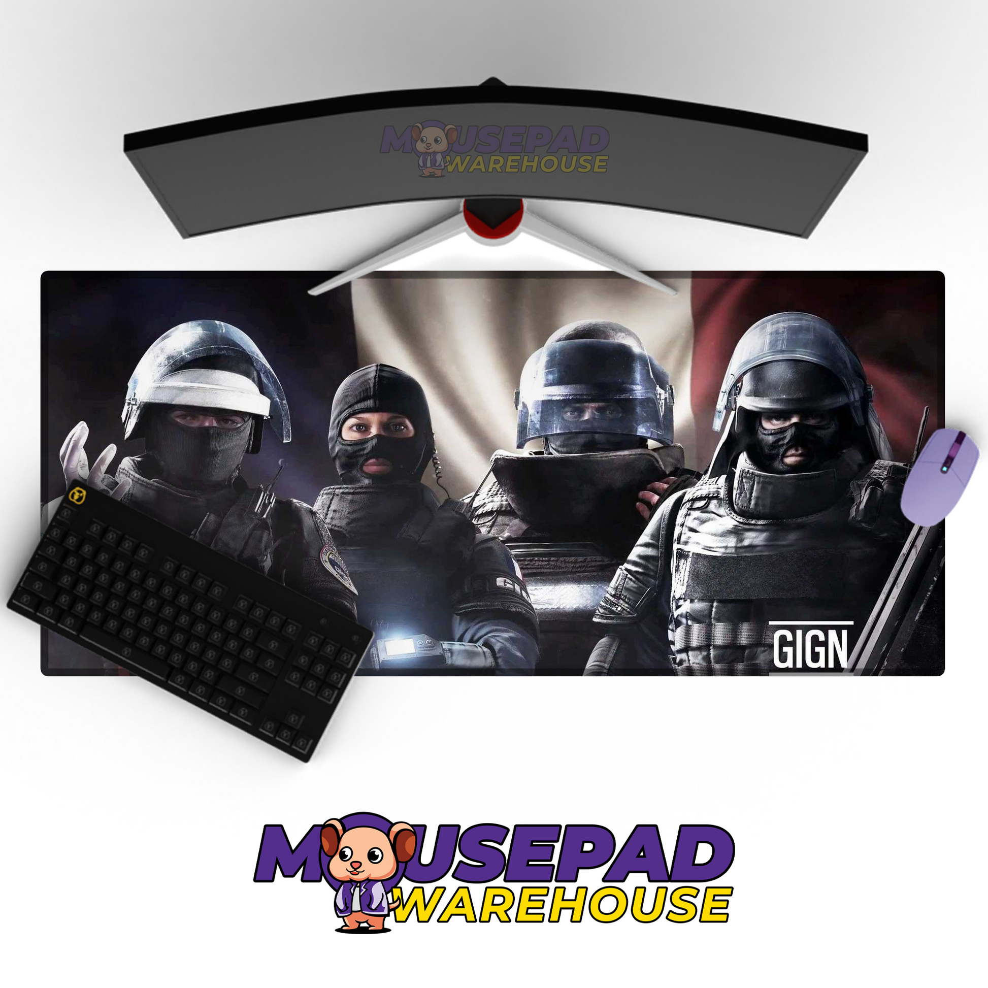 Rainbow Six Siege V44 Mousepad Mockup