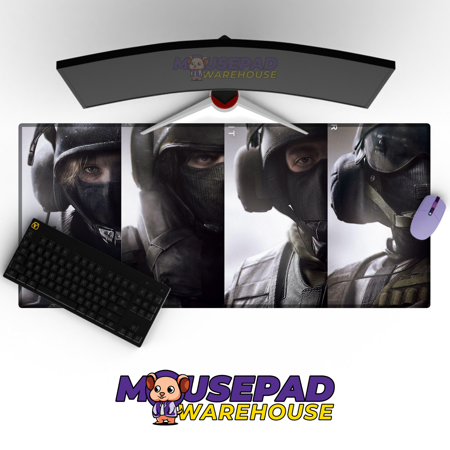 Rainbow Six Siege V45 Mousepad Mockup