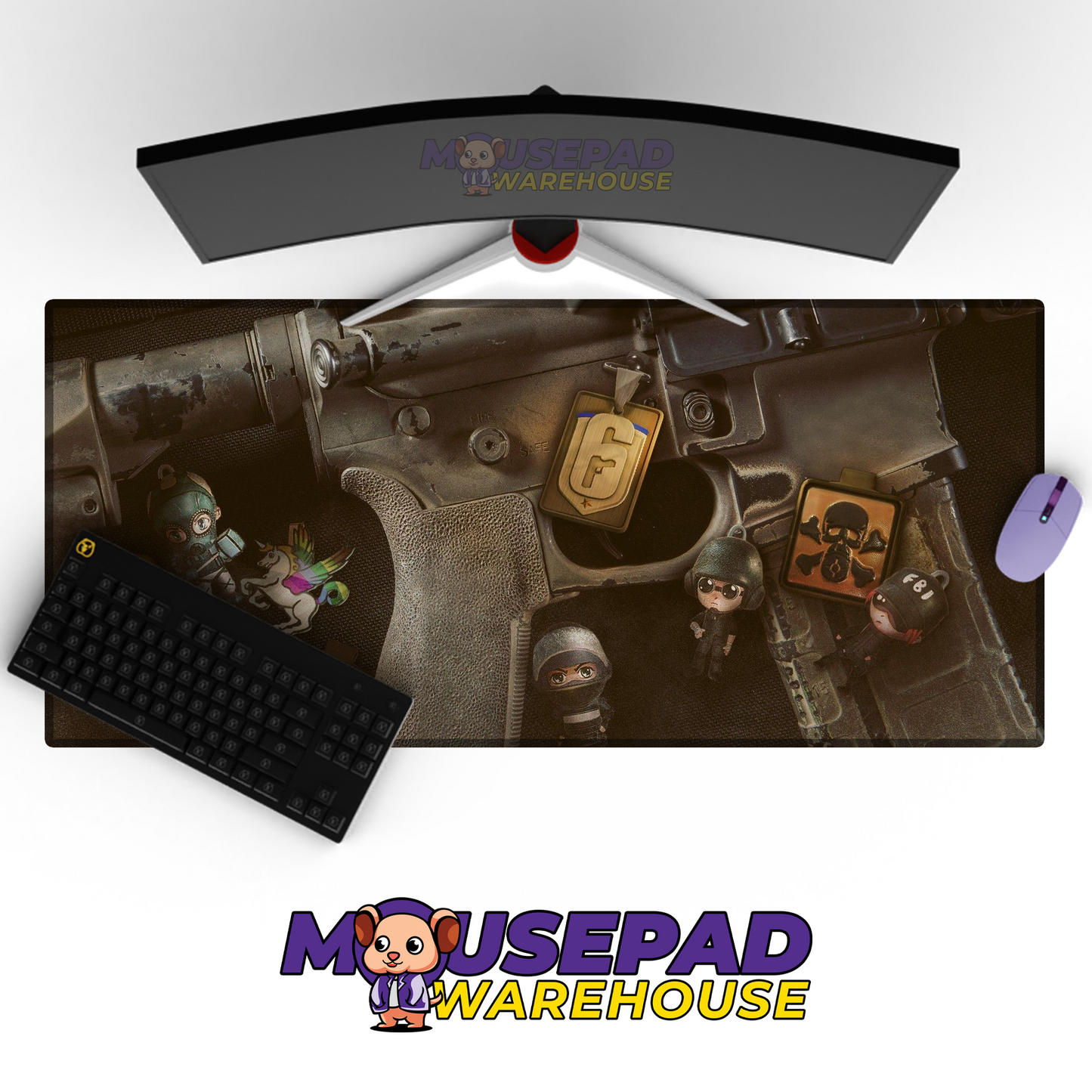 Rainbow Six Siege V52 Mousepad Mockup