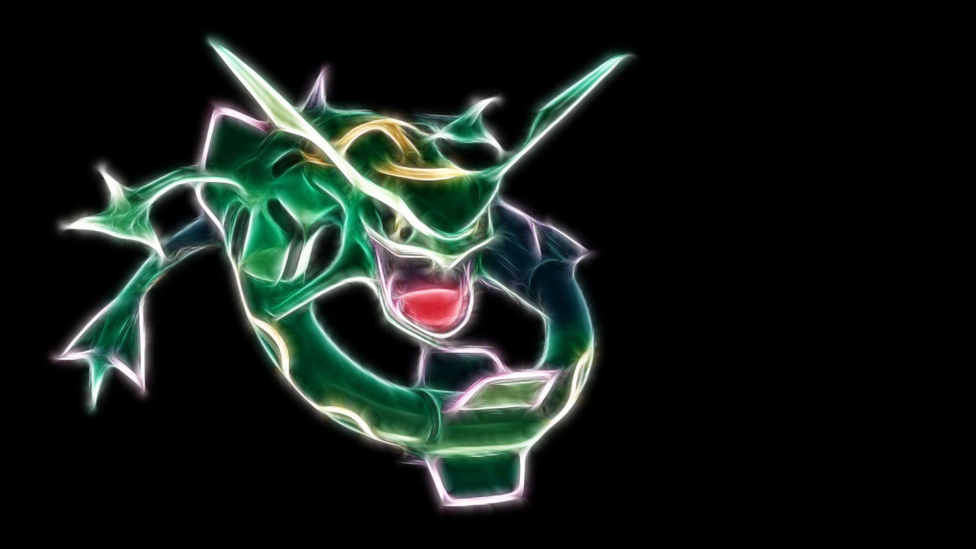 Rayquaza Neon Art