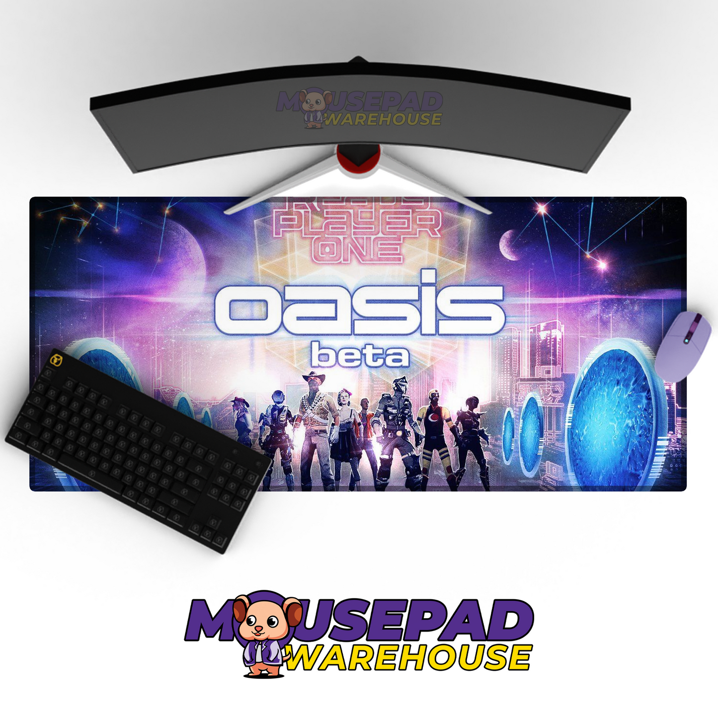 Ready Player One V6 Mousepad Mockup