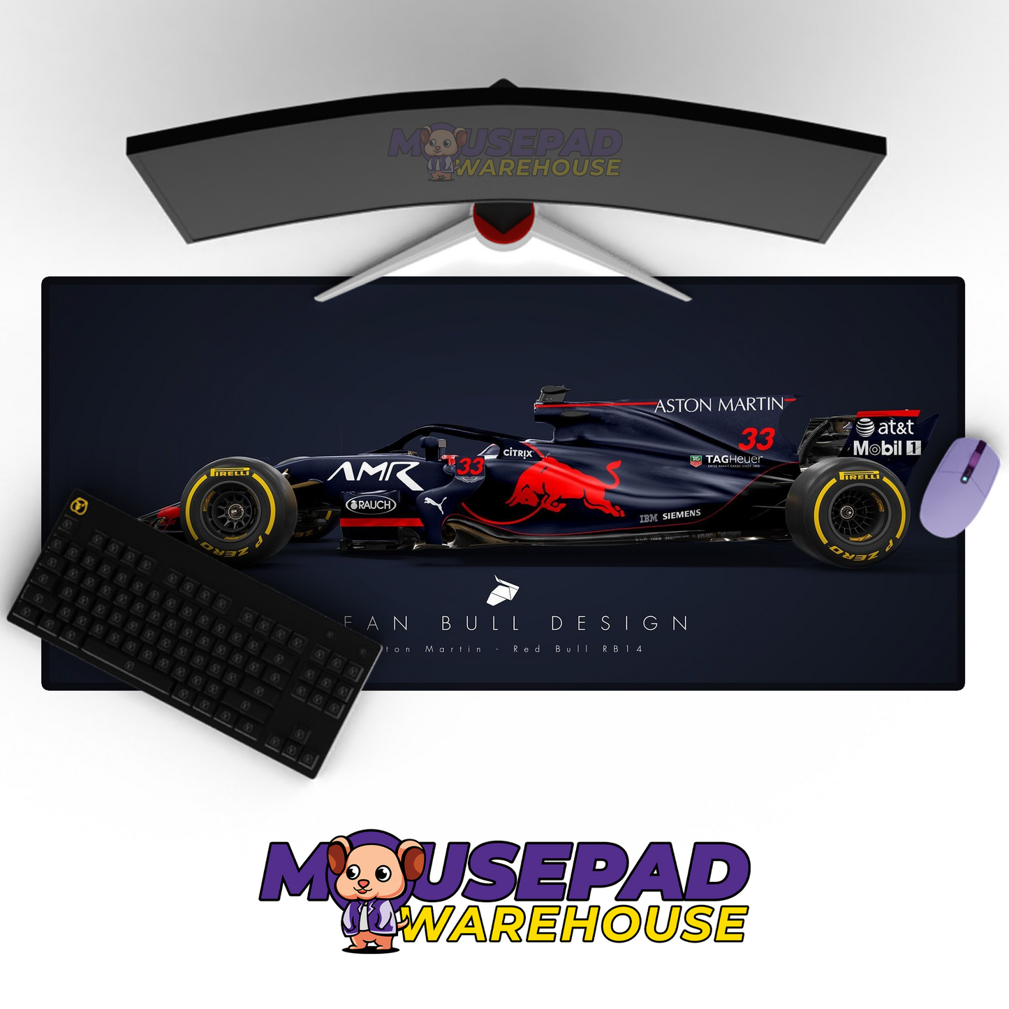 Red Bull Racing F1 V3 Mockup