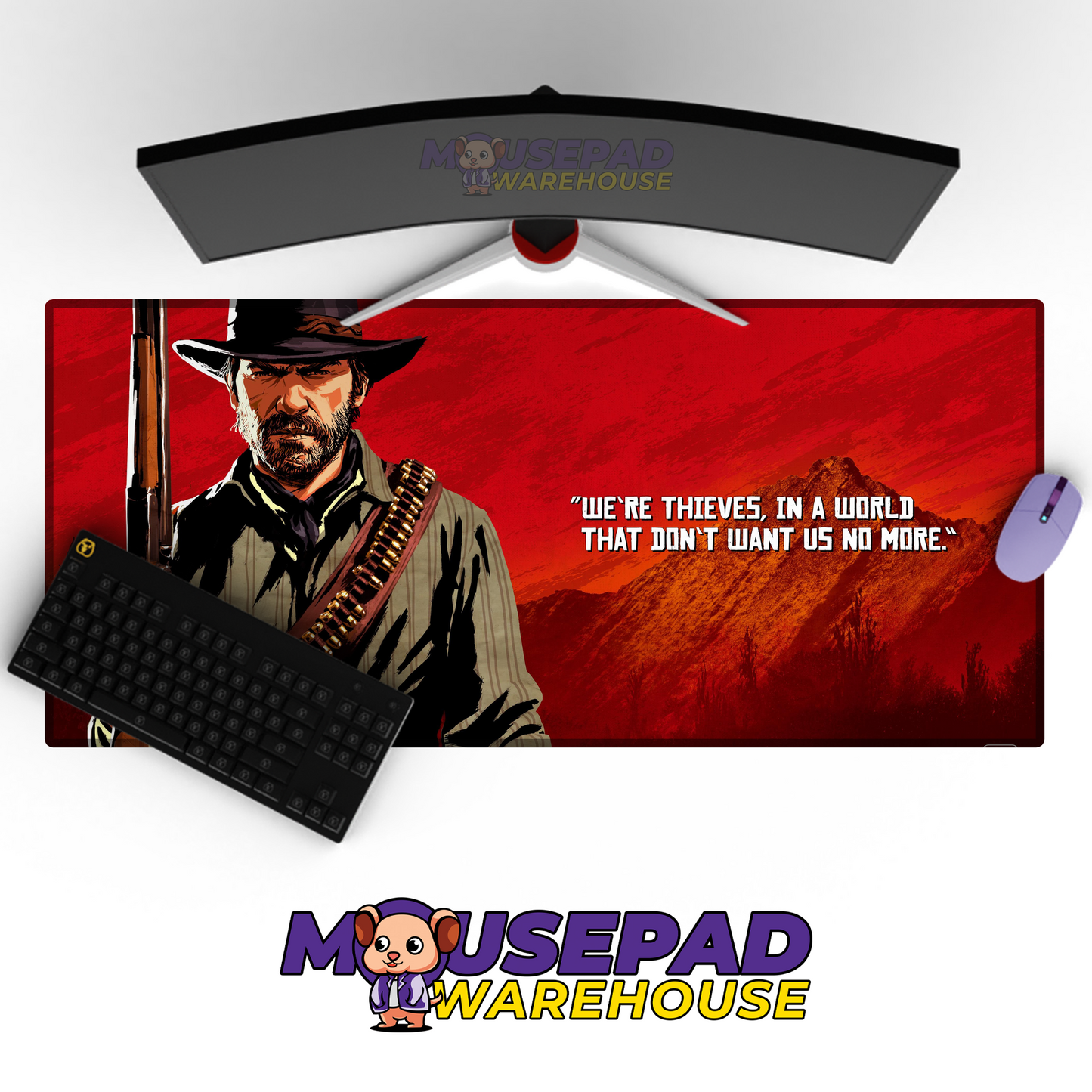 Red Dead Redemption 2 V13 Mousepad Mockup