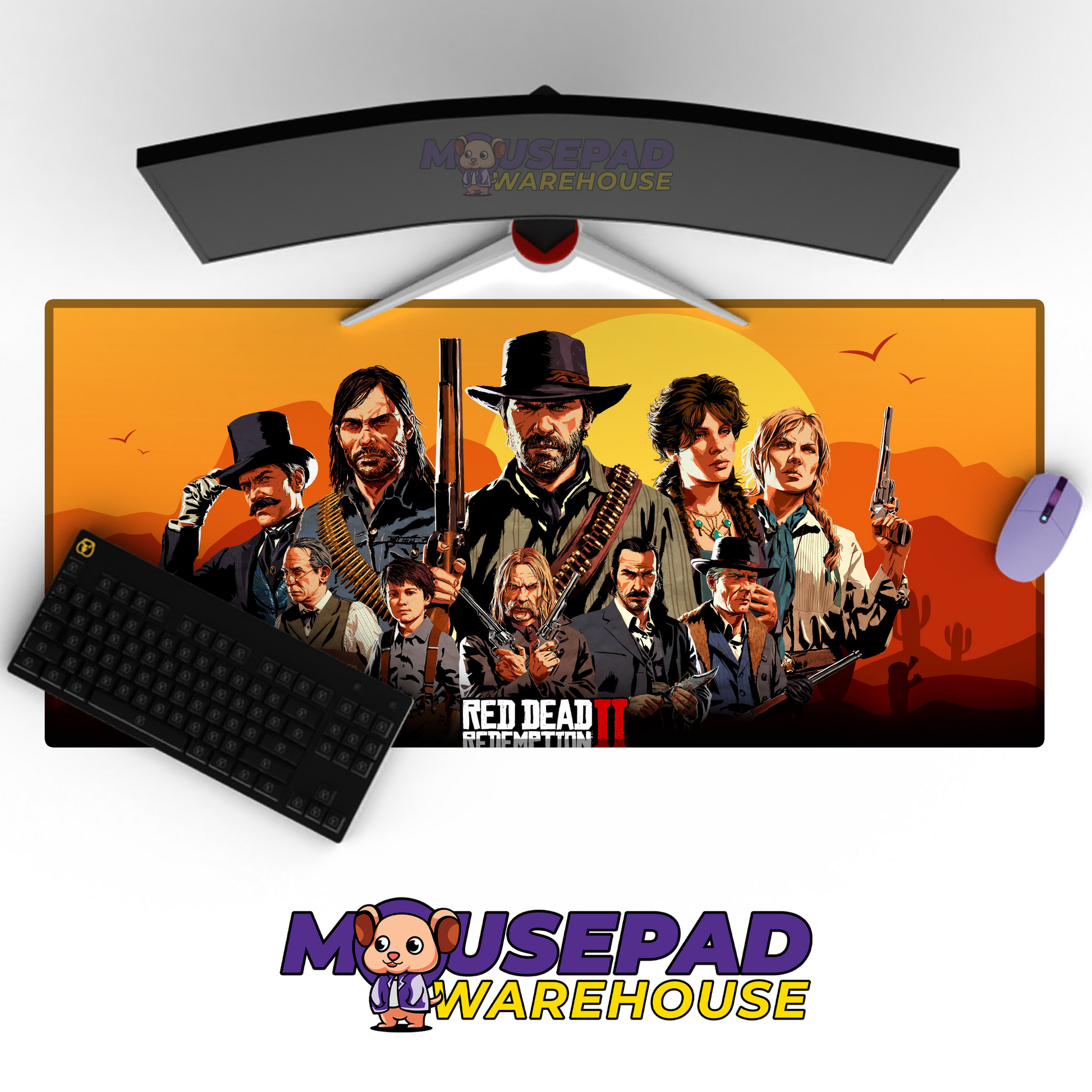 Red Dead Redemption 2 V27 Mousepad Mockup