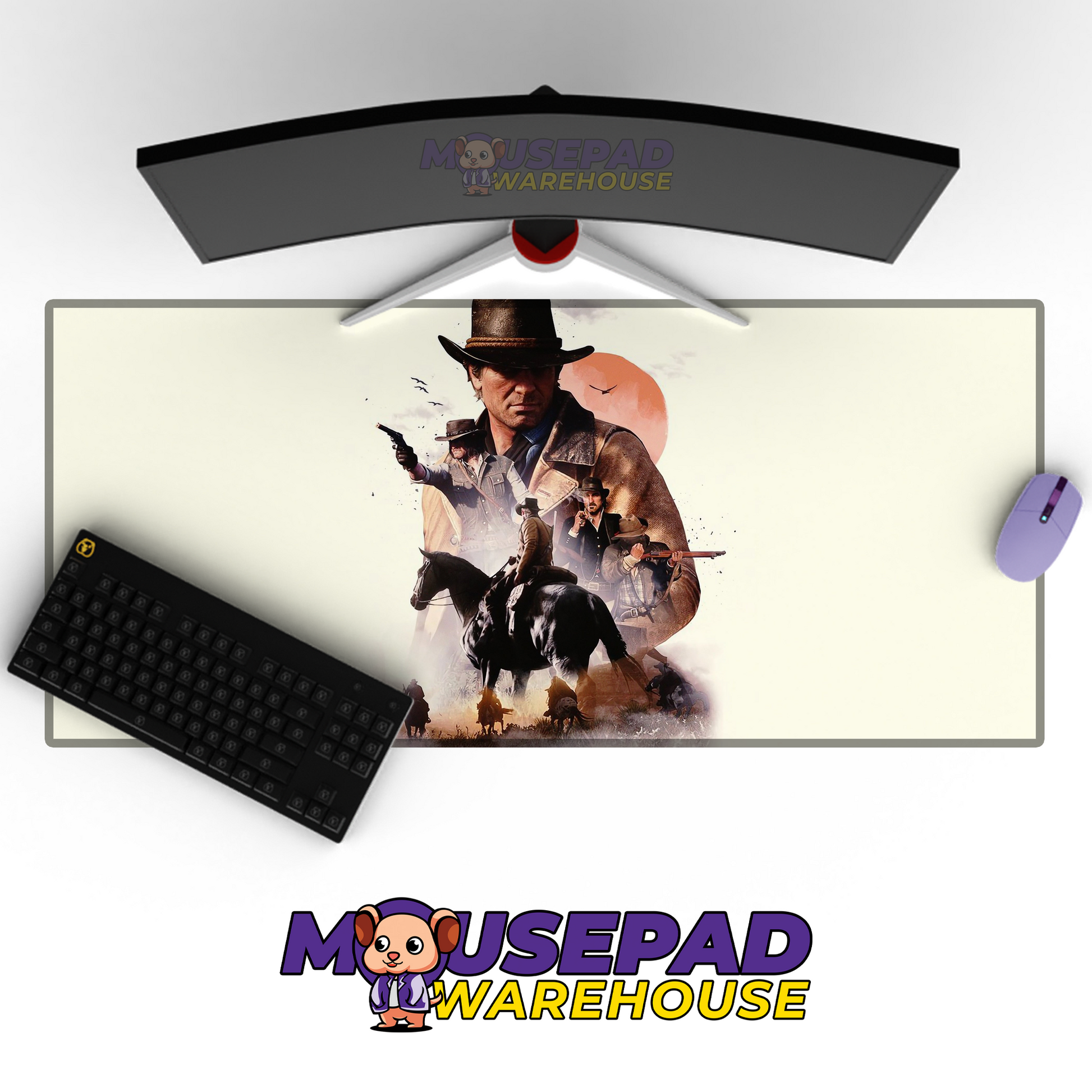 Red Dead Redemption 2 V2 Mousepad Mockup