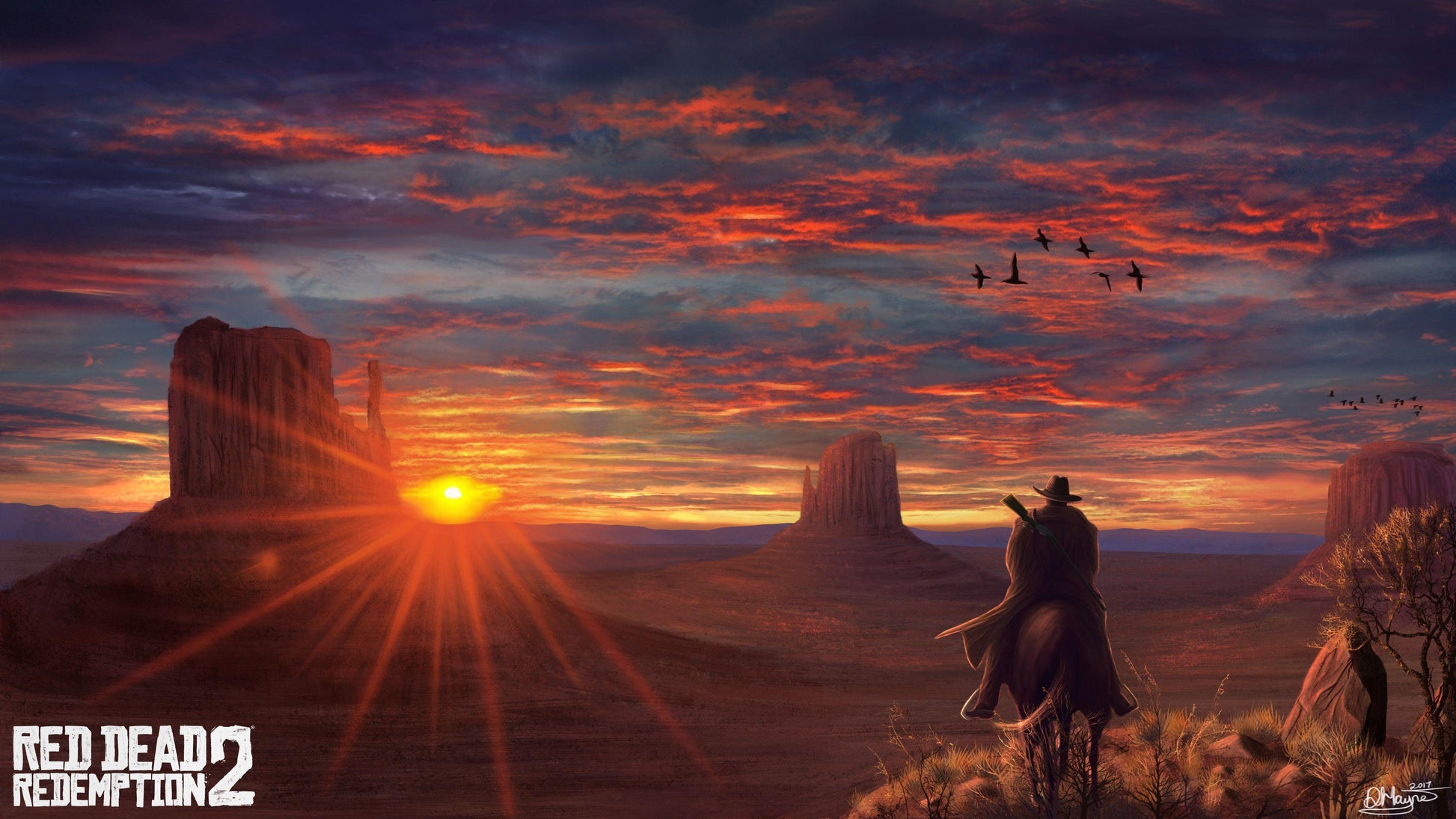 Red Dead Redemption 2 V30 Mousepad
