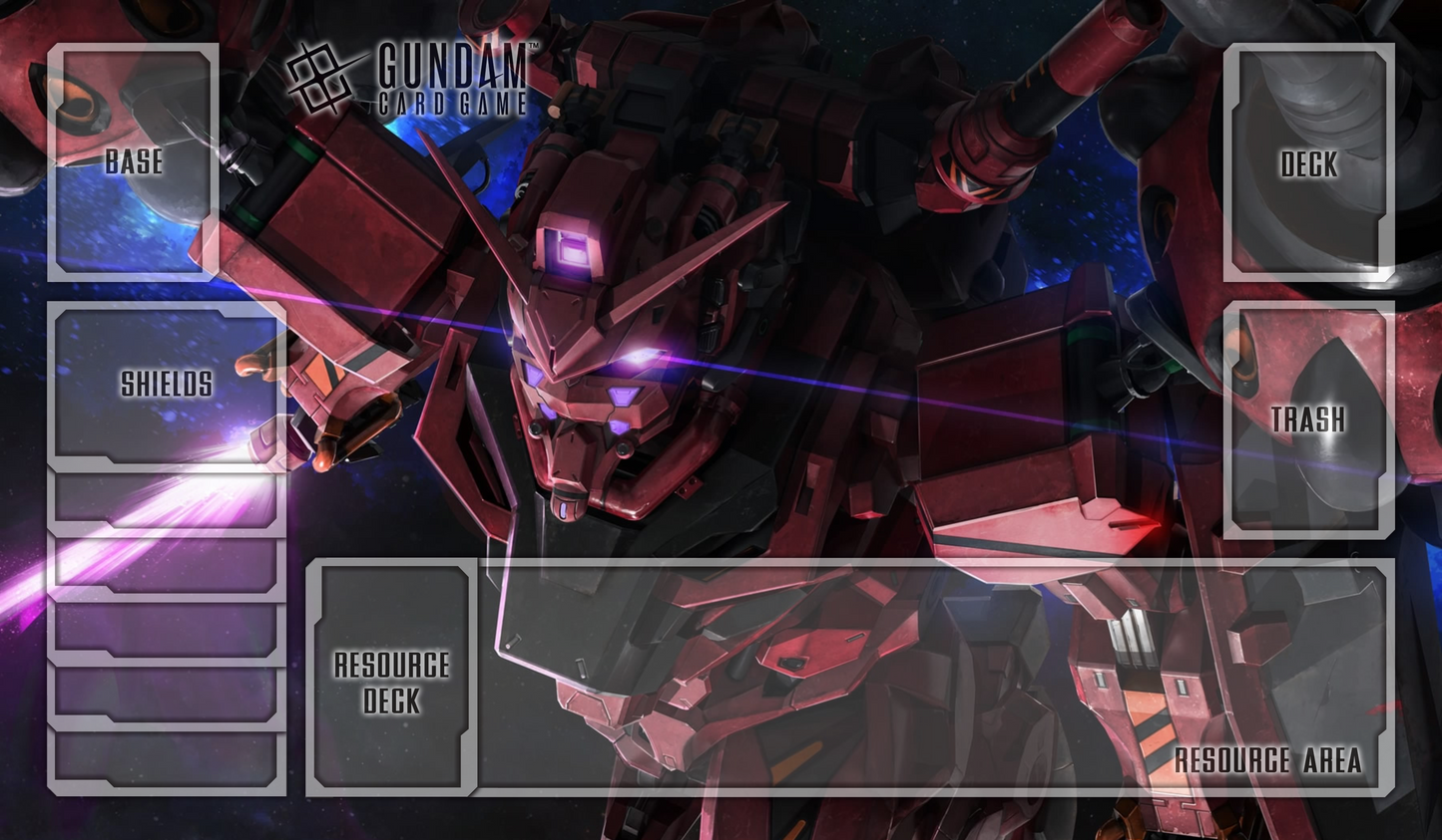 Red Gundam Gundam TCG Playmat