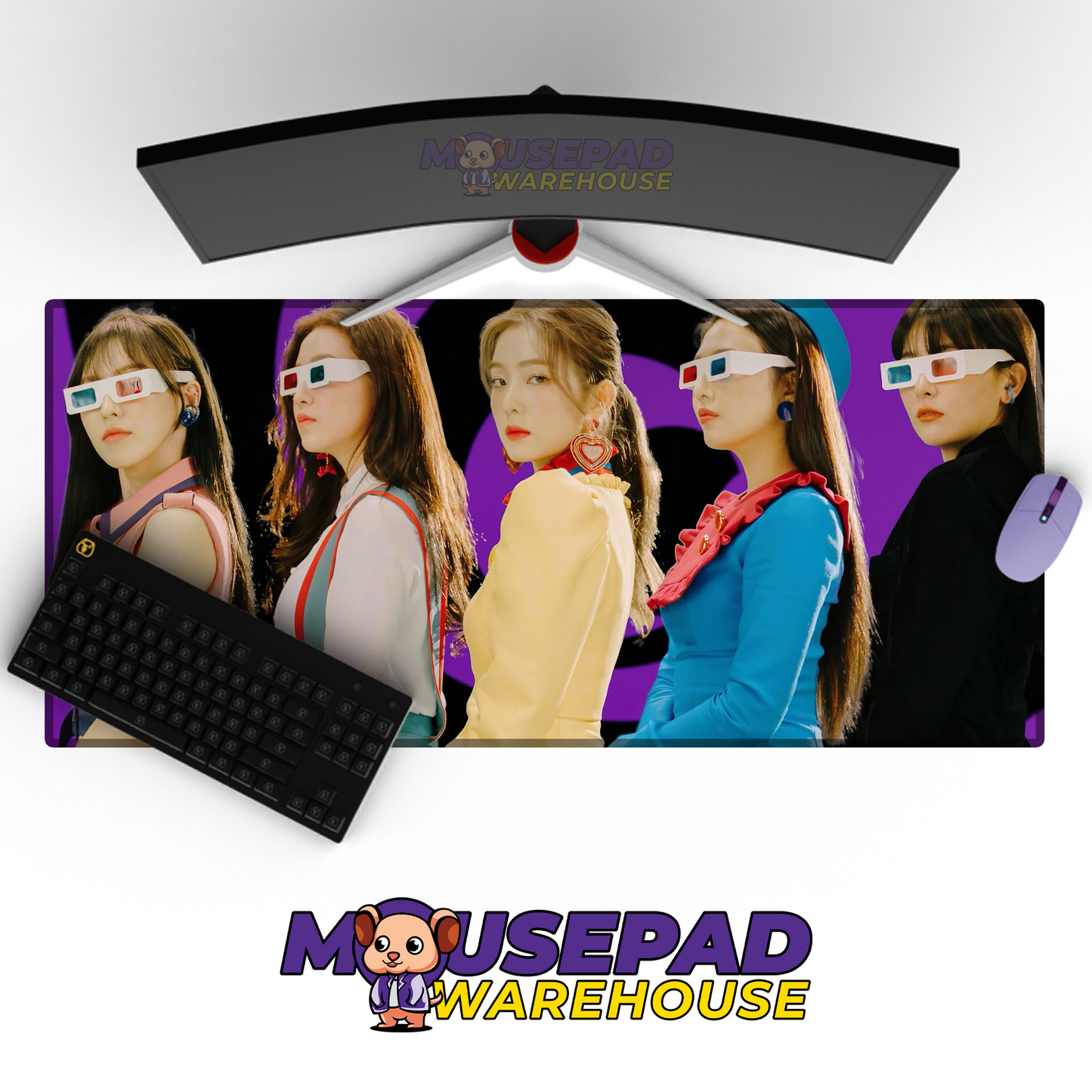 Red Velvet V17 Mousepad Mockup