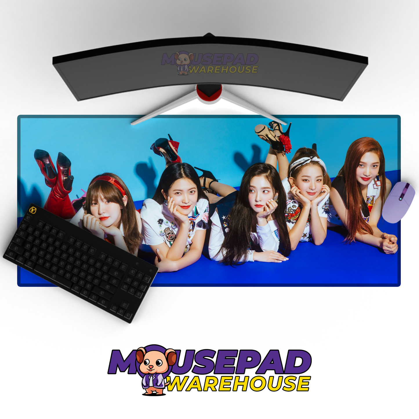 Red Velvet V18 Mousepad Mockup