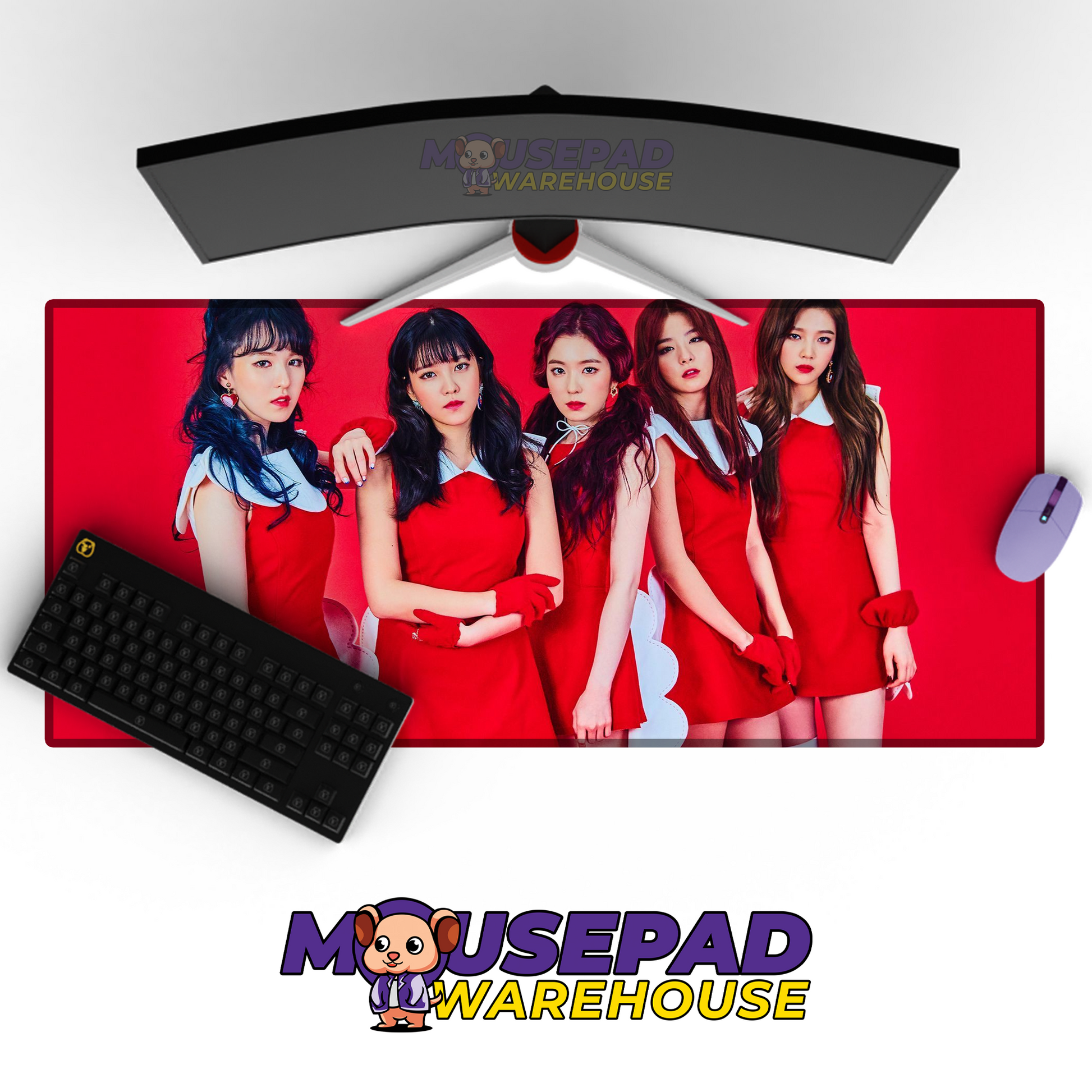 Red Velvet V21 Mousepad Mockup