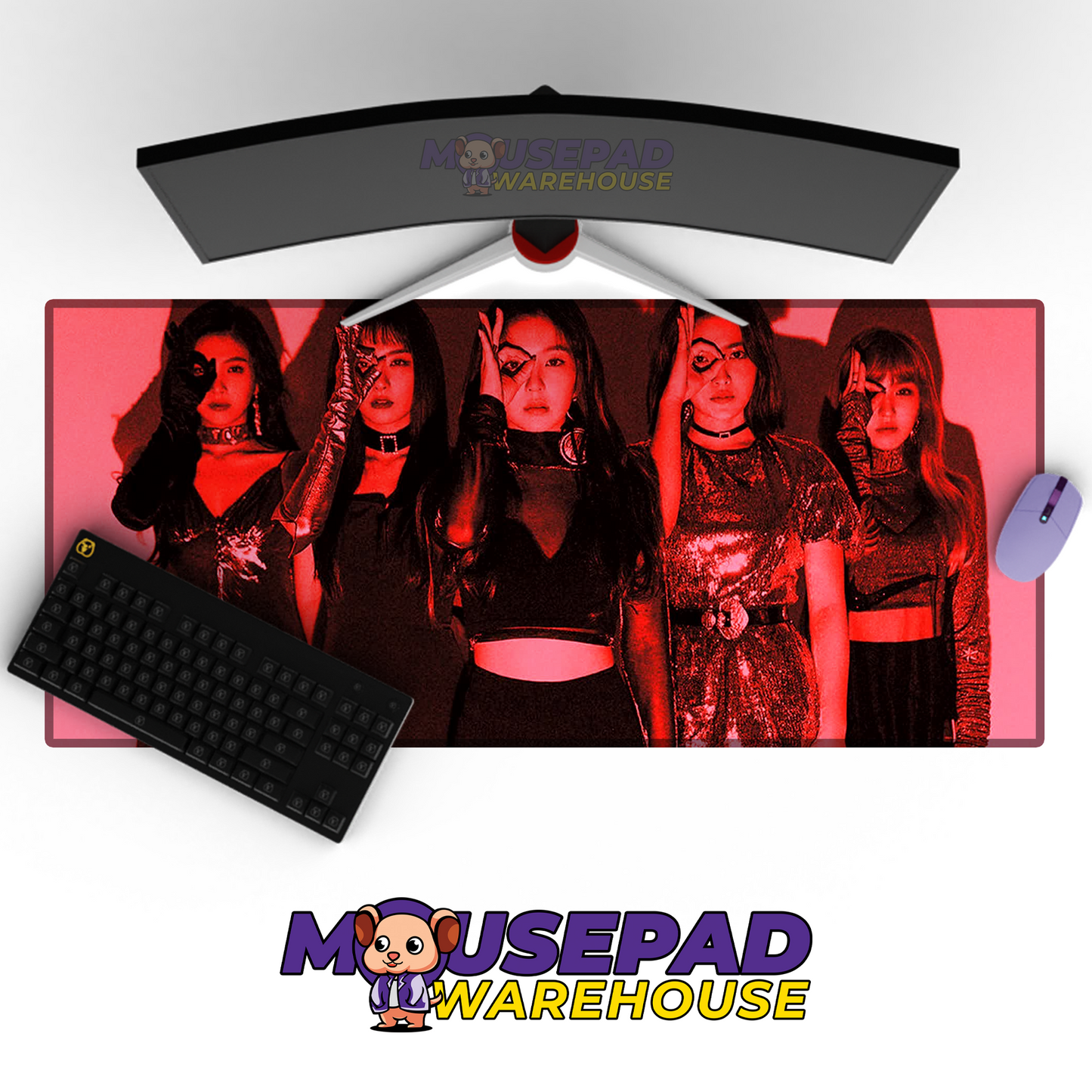 Red Velvet V23 Mousepad Mockup