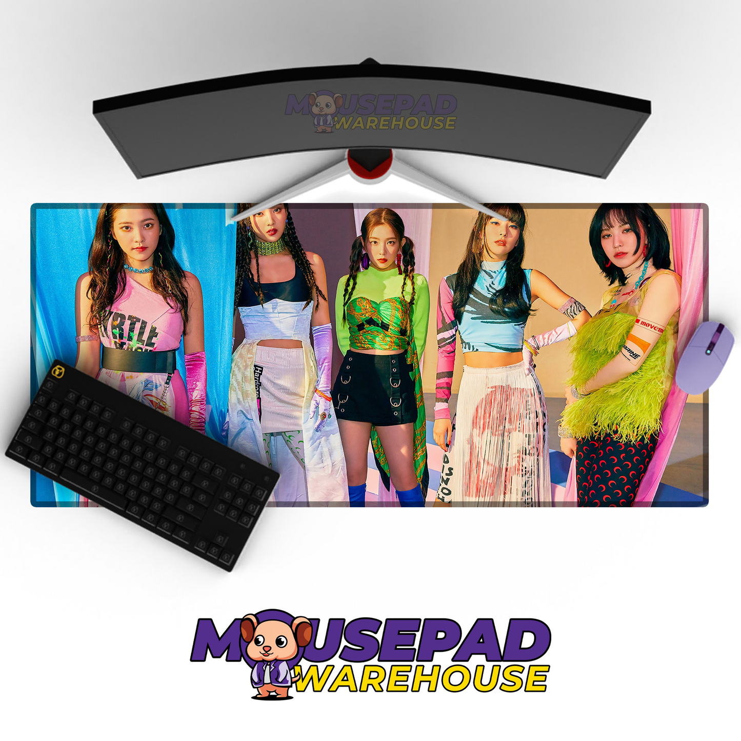 Red Velvet V24 Mousepad Mockup