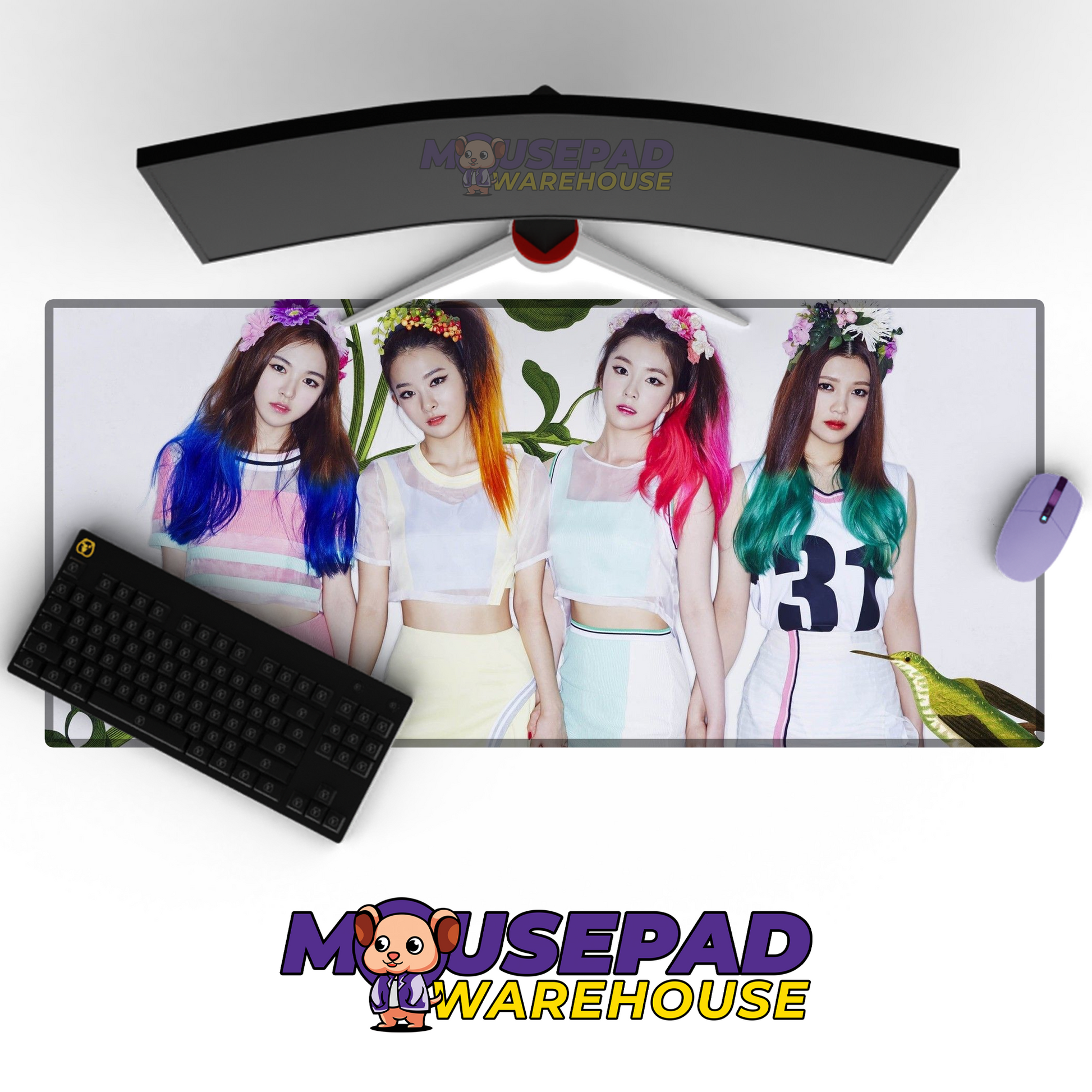 Red Velvet V25 Mousepad Mockup