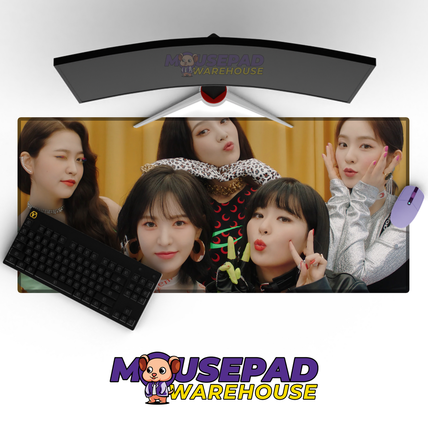 Red Velvet V5 Mousepad Mockup