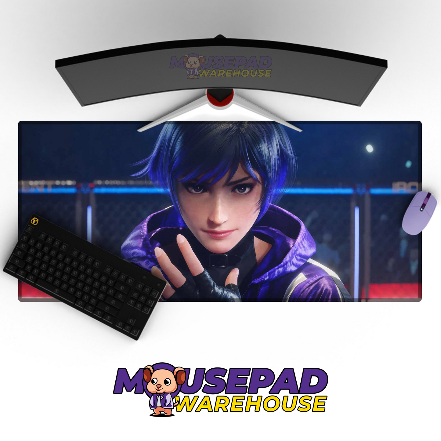 Reina Tekken V15 Mousepad Mockup