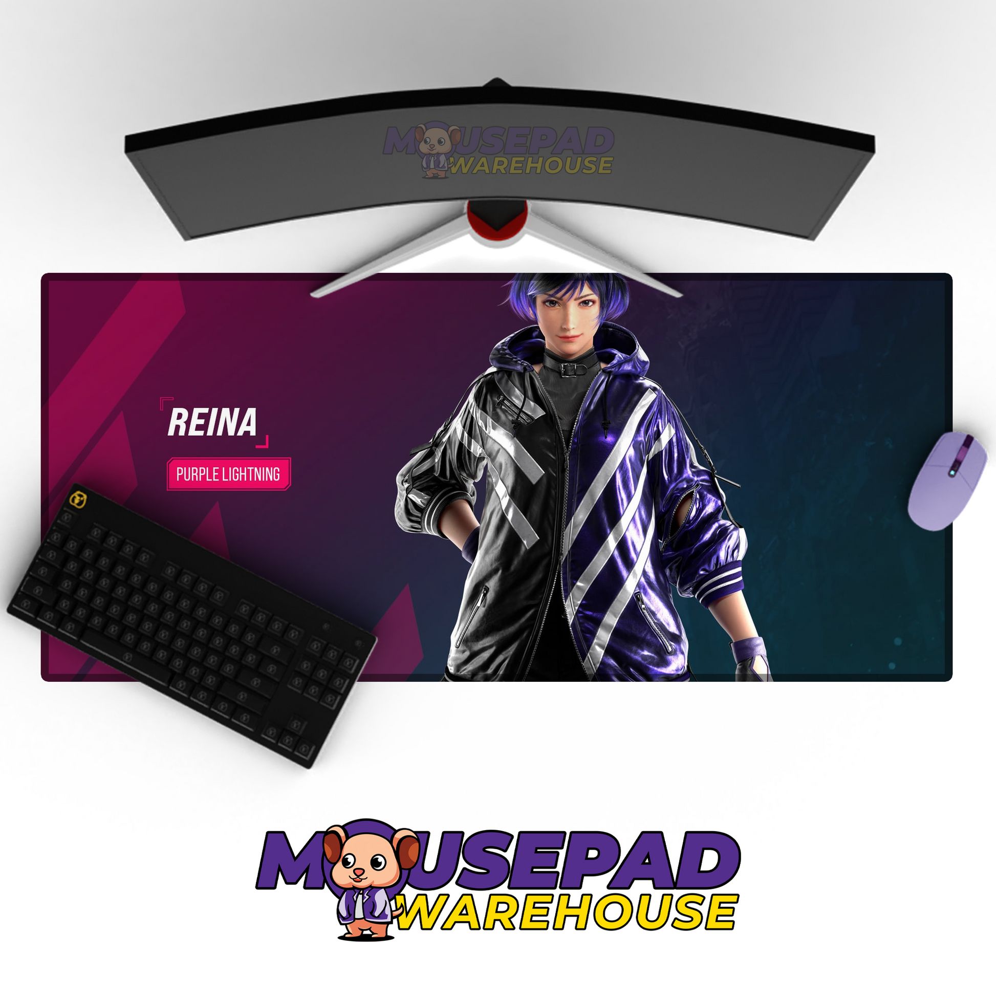 Reina Tekken V20 Mousepad Mockup