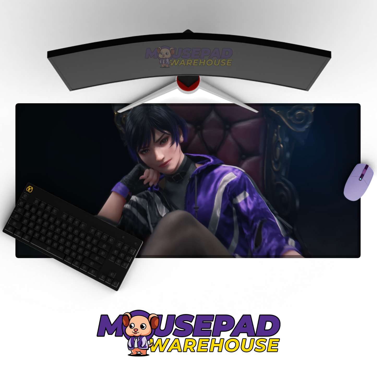 Reina Tekken V2 Mousepad Mockup