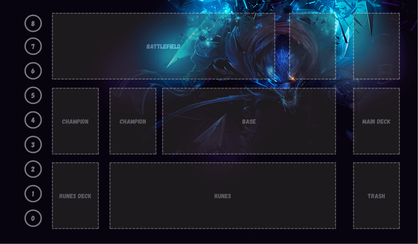 Rengar V12 - RiftBound Trading Card Game Playmat
