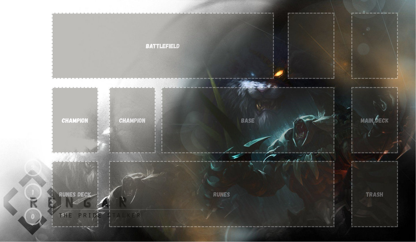 Rengar V13 - RiftBound Trading Card Game Playmat