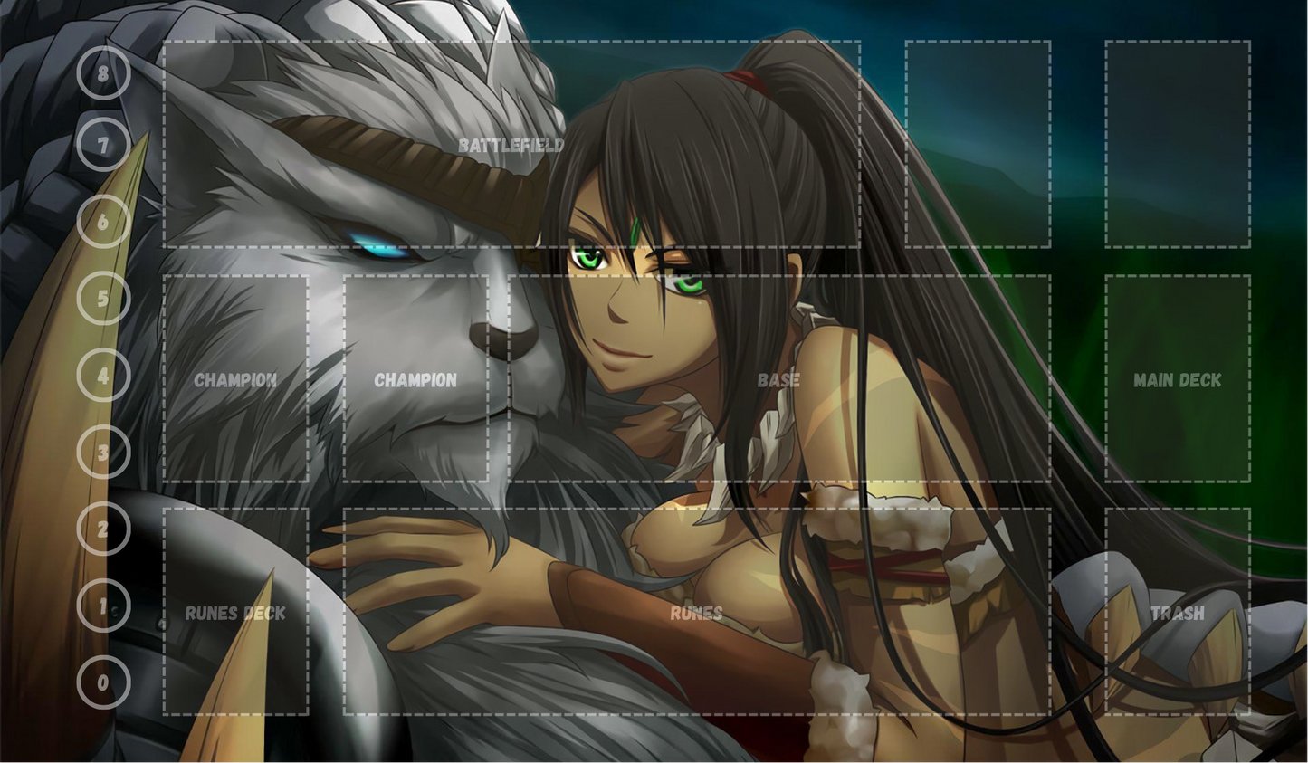 Rengar V16 - RiftBound Trading Card Game Playmat
