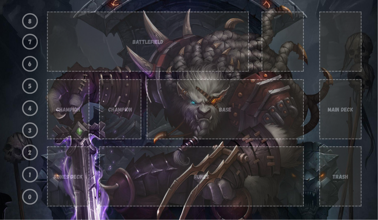 Rengar V17 - RiftBound Trading Card Game Playmat