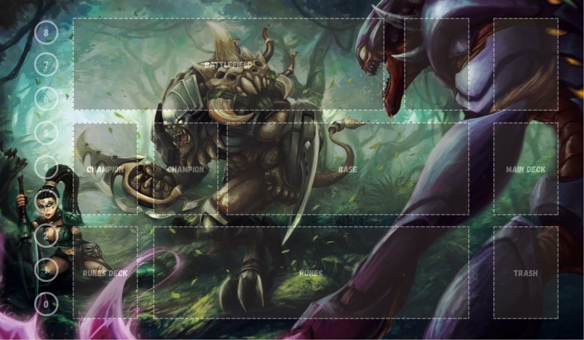 Rengar V1 - RiftBound Trading Card Game Playmat