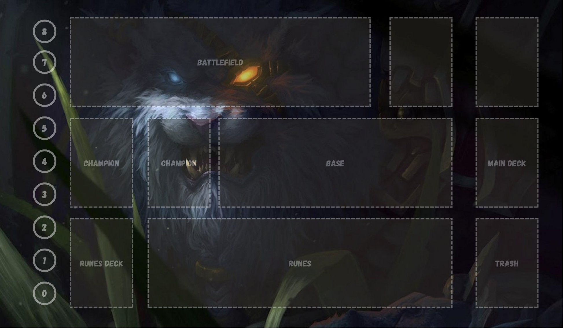 Rengar V22 - RiftBound Trading Card Game Playmat