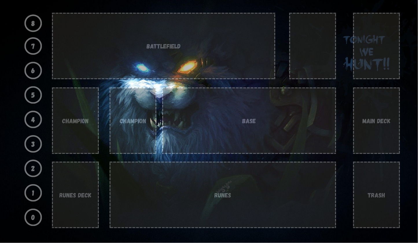 Rengar V23 - RiftBound Trading Card Game Playmat