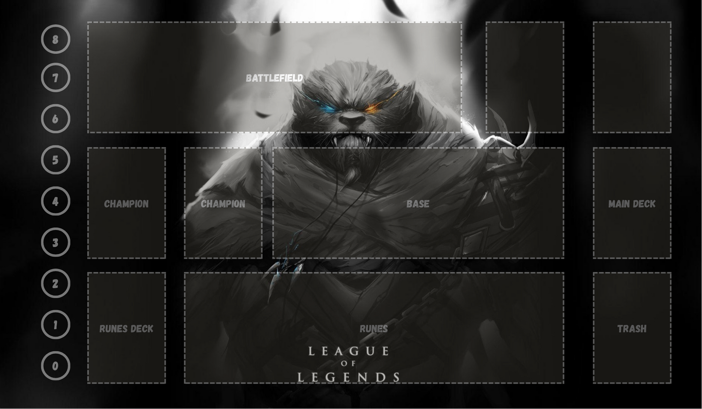 Rengar V24 - RiftBound Trading Card Game Playmat