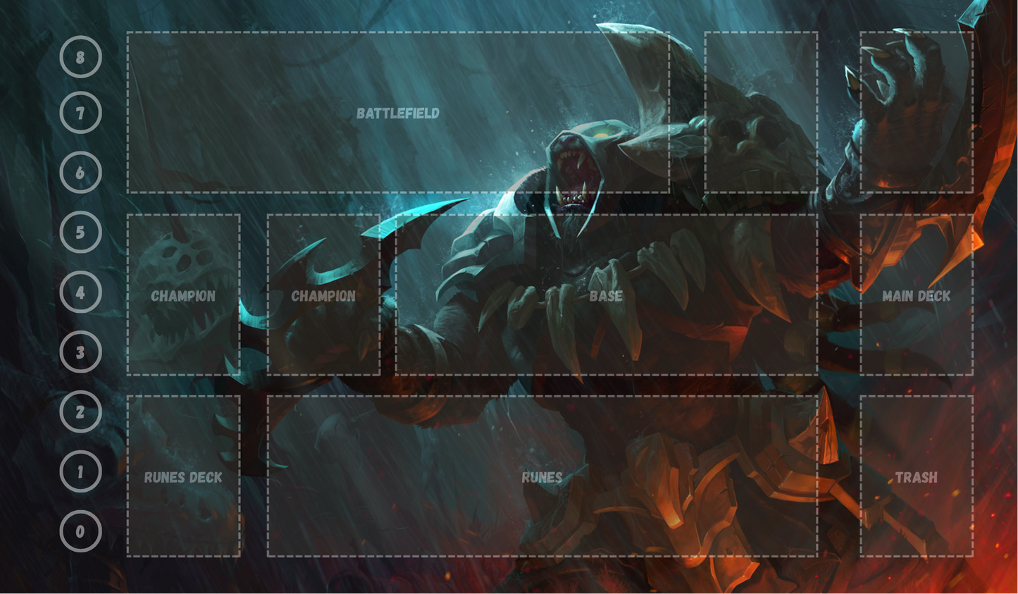 Rengar V3 - RiftBound Trading Card Game Playmat