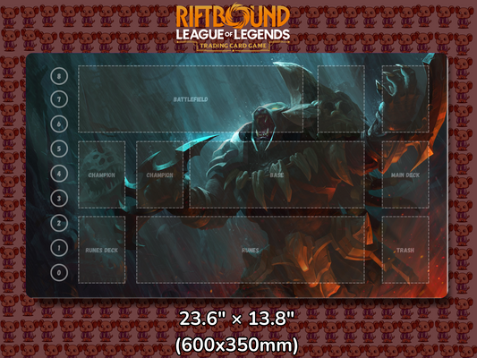 Rengar V3 - RiftBound Trading Card Game Playmat Mockup