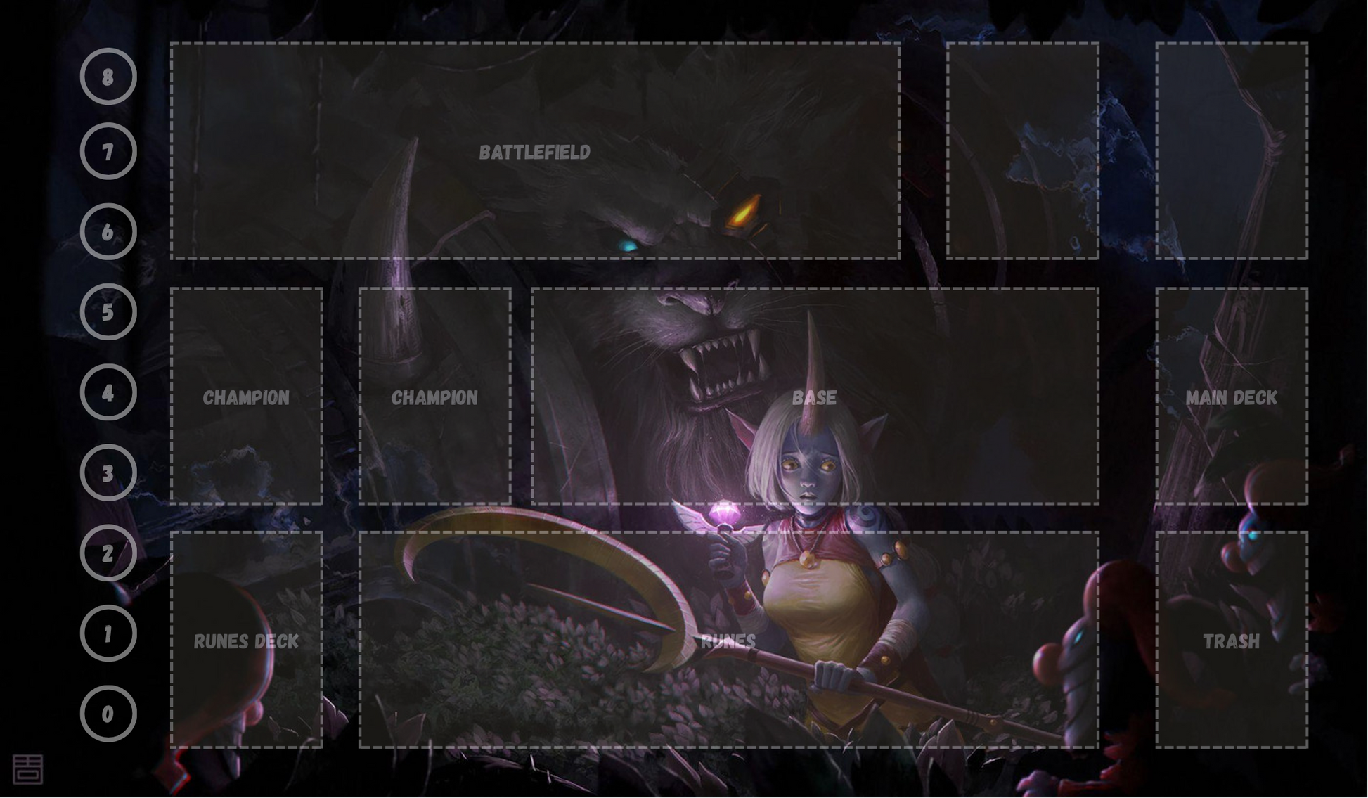 Rengar V5 - RiftBound Trading Card Game Playmat