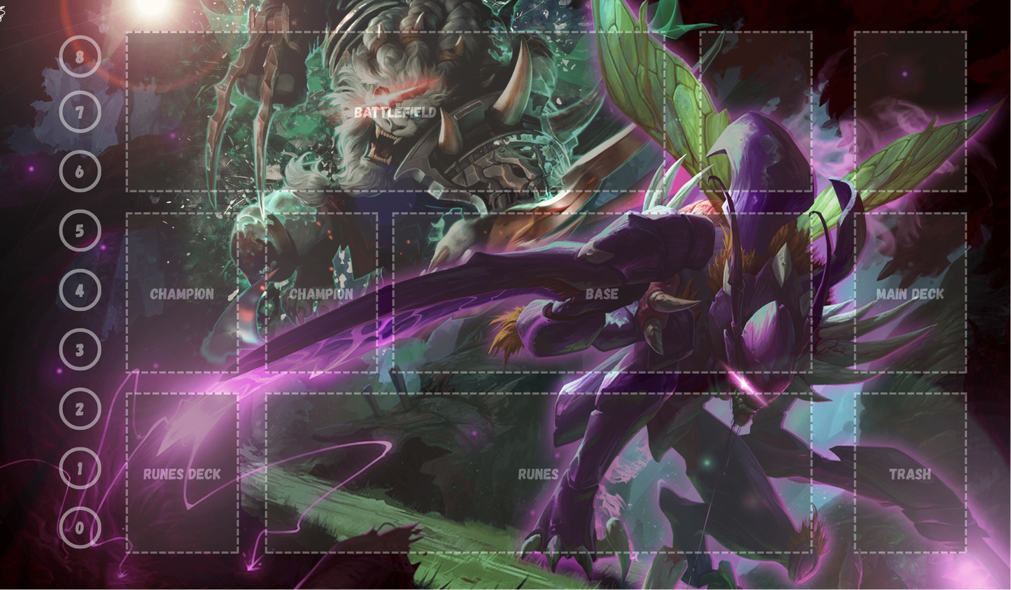 Rengar V9 - RiftBound Trading Card Game Playmat