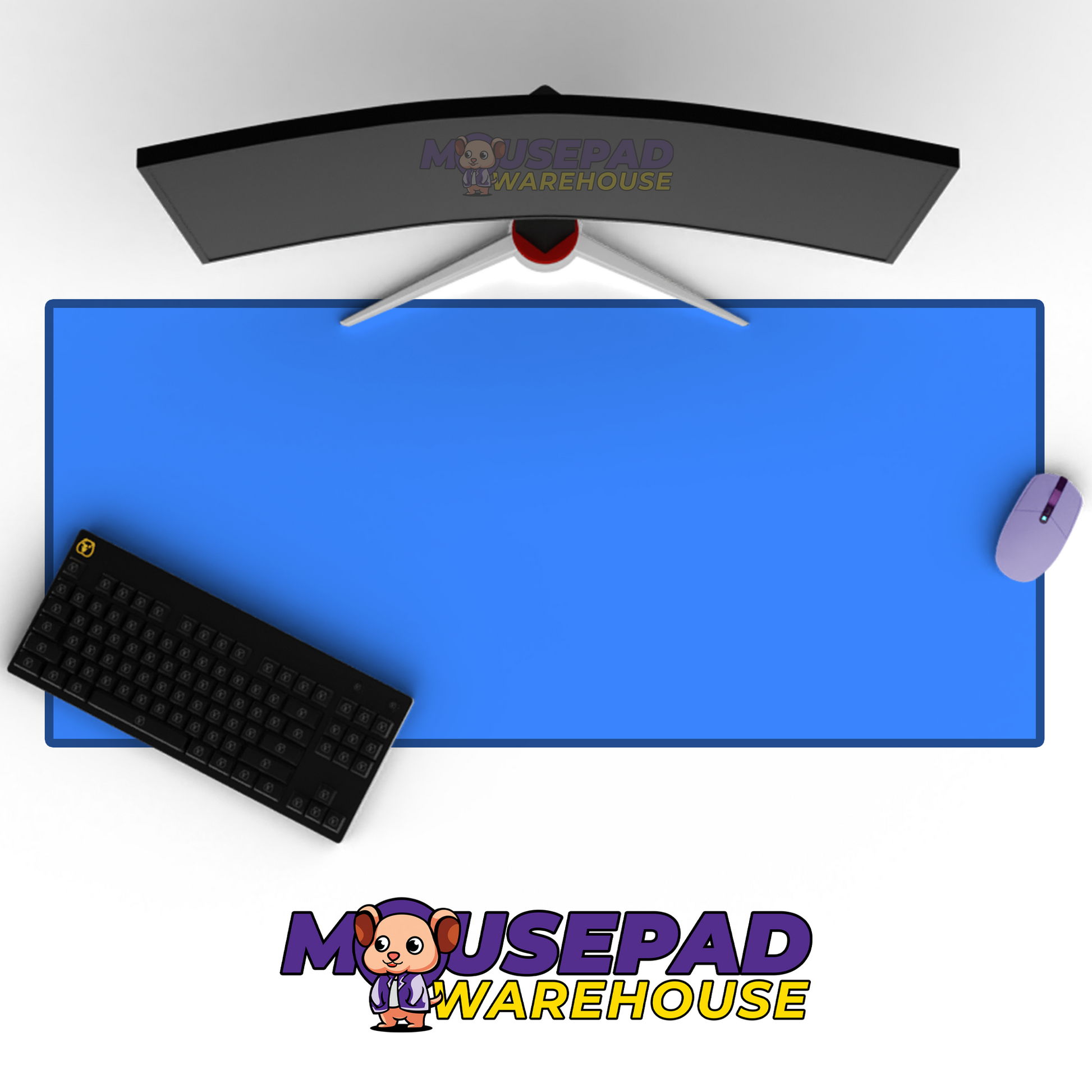 Retro Arcade High Score Blue Mockup