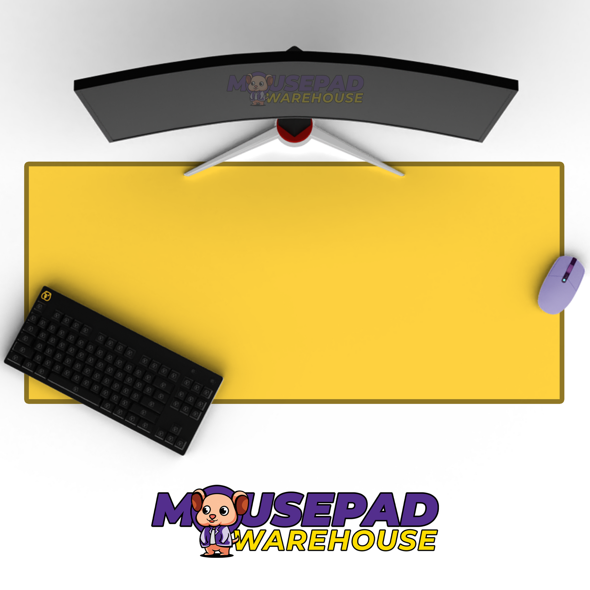 Retro Arcade Pixel Yellow Mockup