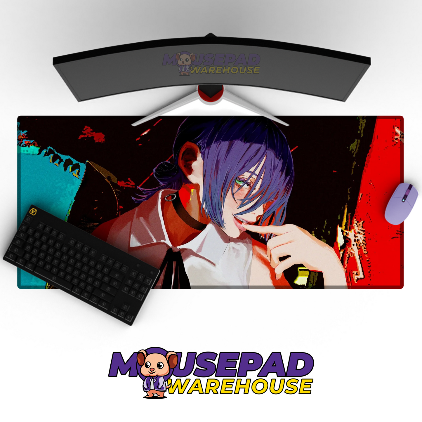 Reze Chainsaw Man V15 Mousepad Mockup