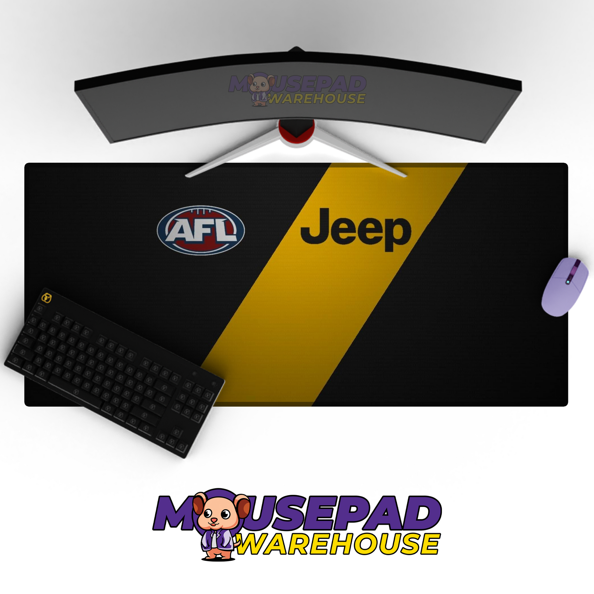 Richmond Tigers V12 Mousepad Deskmat Mockup
