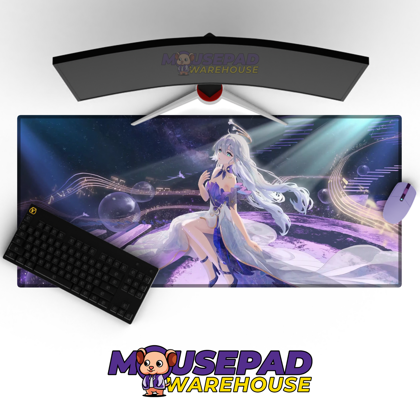 Robin Honkai Star Rail V18 Mousepad Mockup
