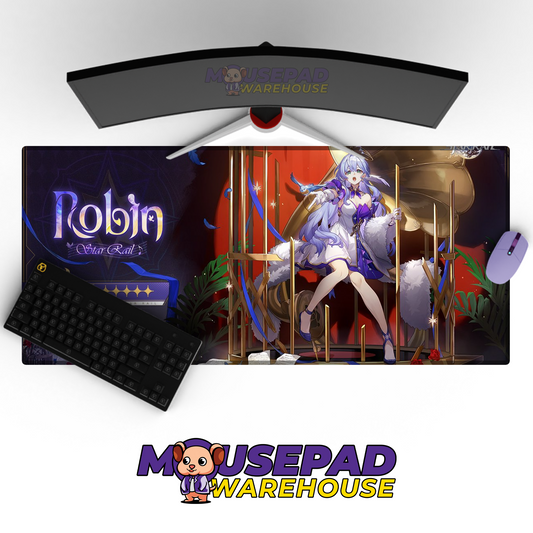 Robin Honkai Star Rail V19 Mousepad Mockup