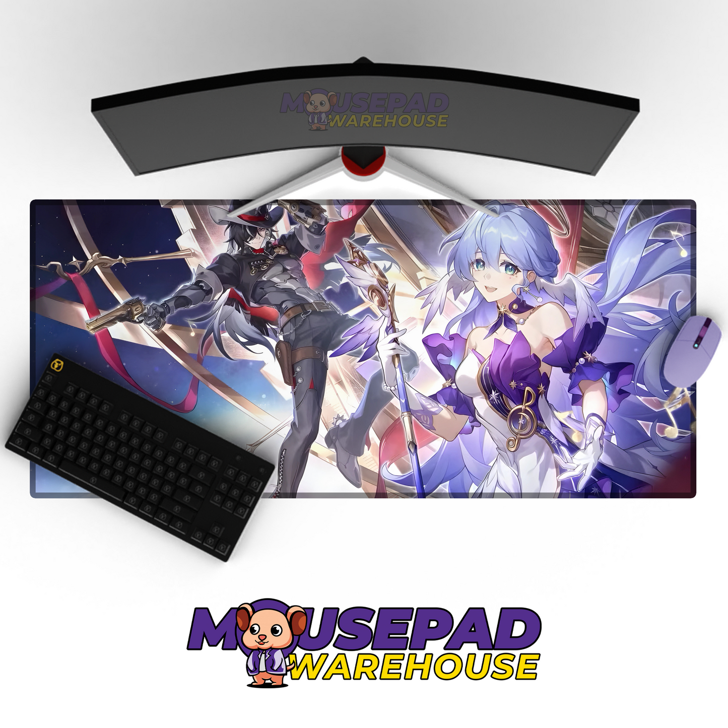 Robin Honkai Star Rail V24 Mousepad Mockup