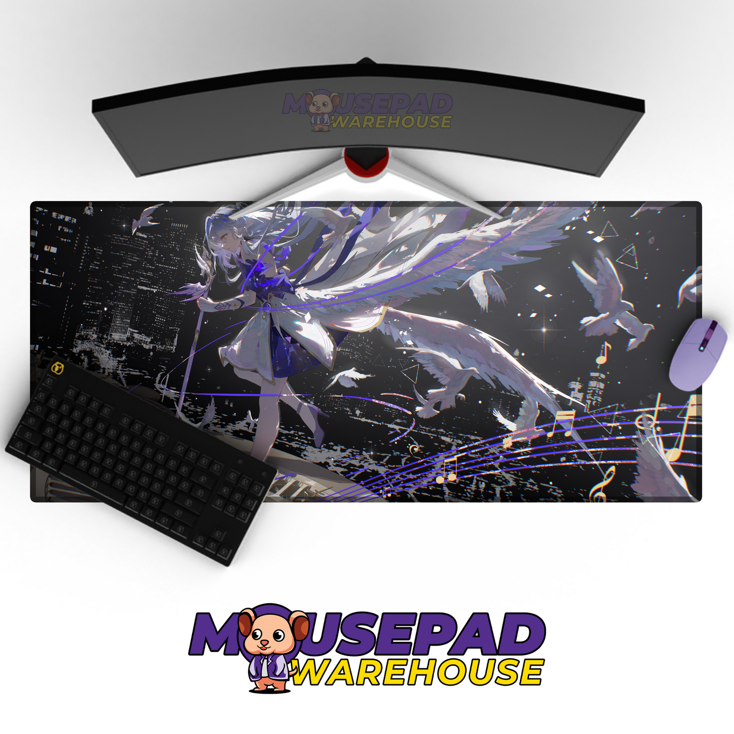 Robin Honkai Star Rail V27 Mousepad Mockup